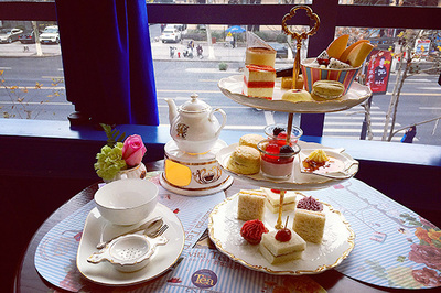 西湖銀泰 英倫風情的午后，三層塔中的慢食光